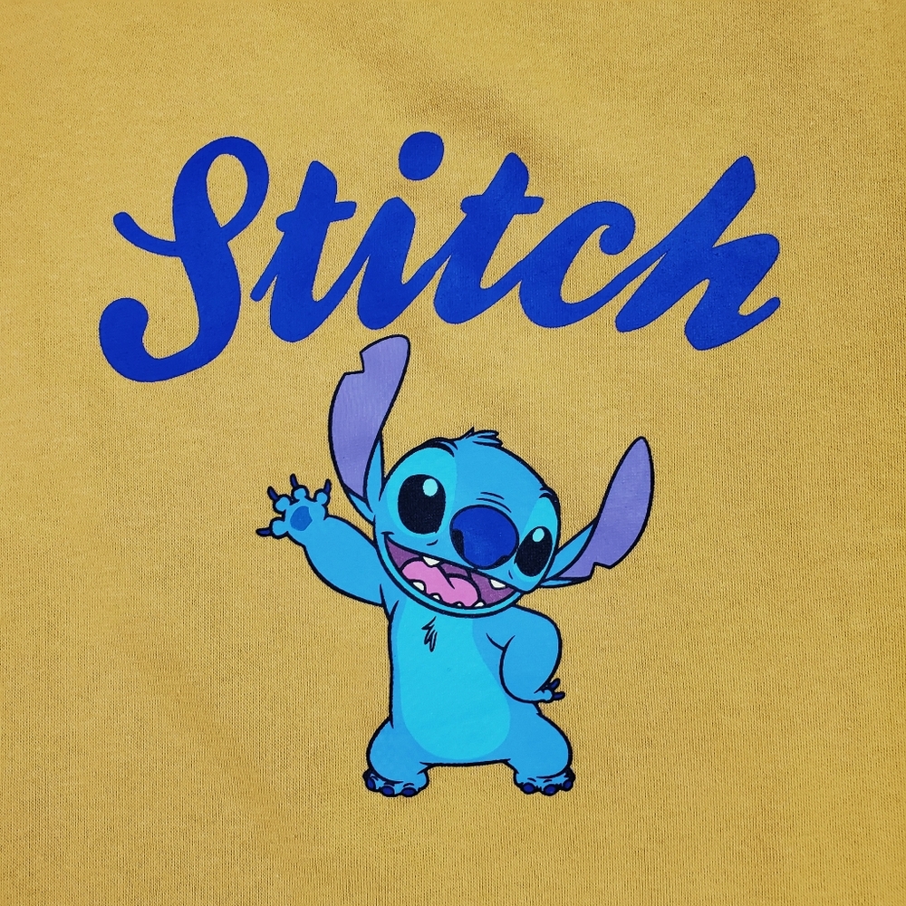 Disney's Stitch Long Sleeve Crew-neck Sweatshirt